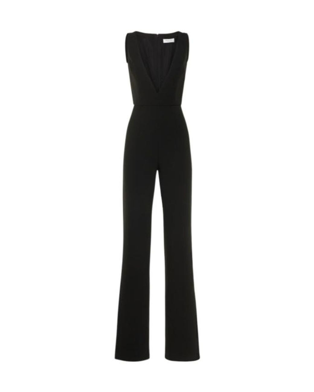 Michael Kors Black Oversized Jumpsuit With V-Neckline