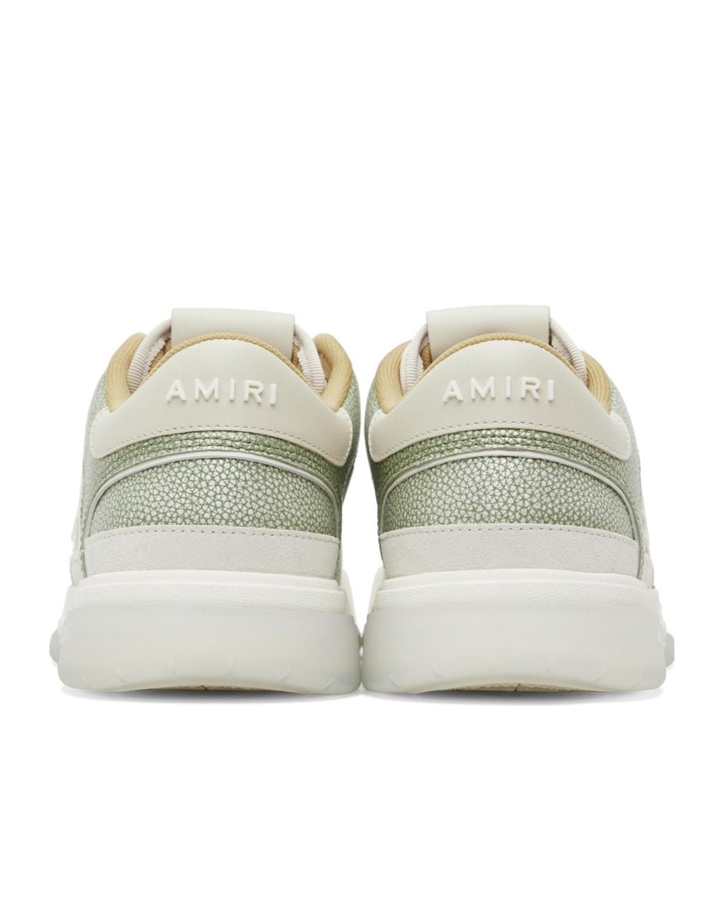Amiri Metallic Lace-Up Low-Top Sneakers for men