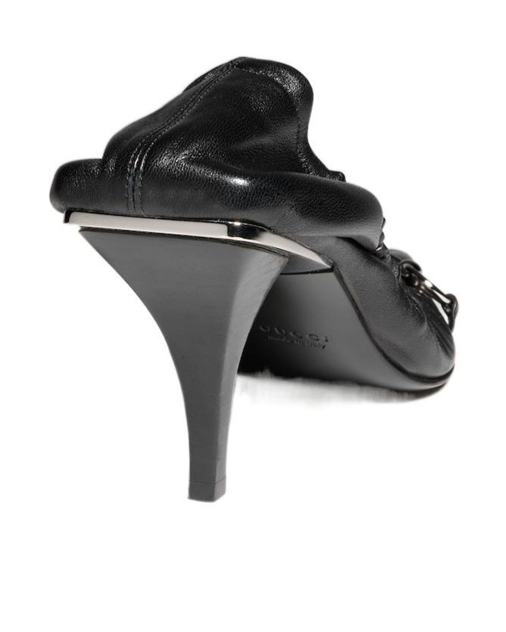 Gucci Black Vittoria Pump With Elastic