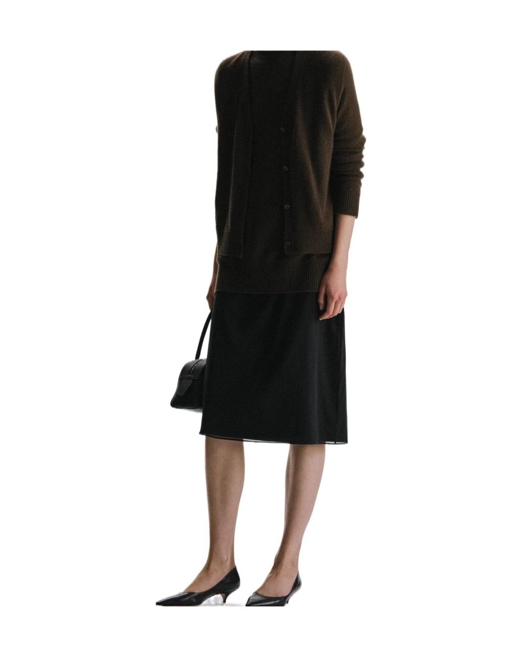The Row Blue Ivera Elasticated-Waistband Midi Skirt