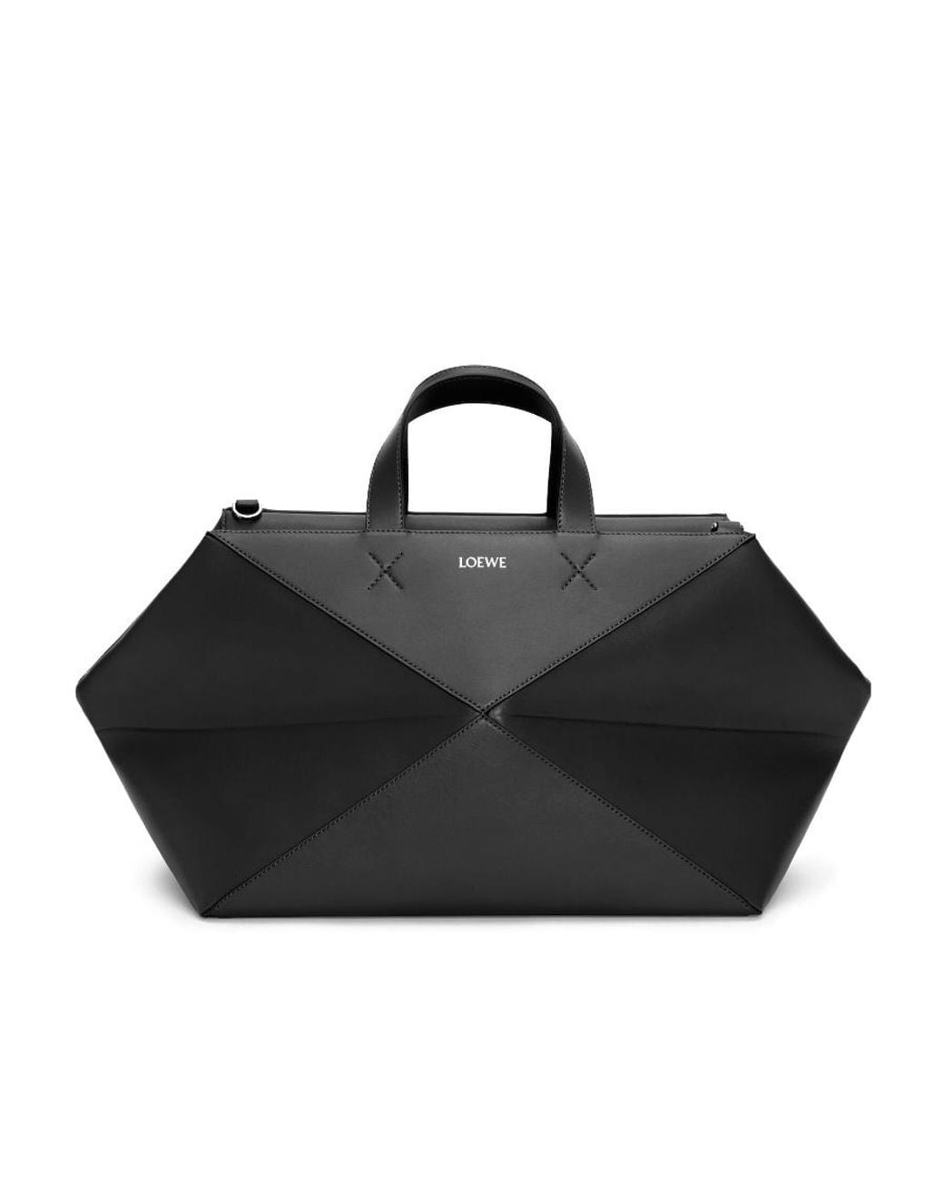 Loewe Black Puzzle Fold Duffle Bag for men
