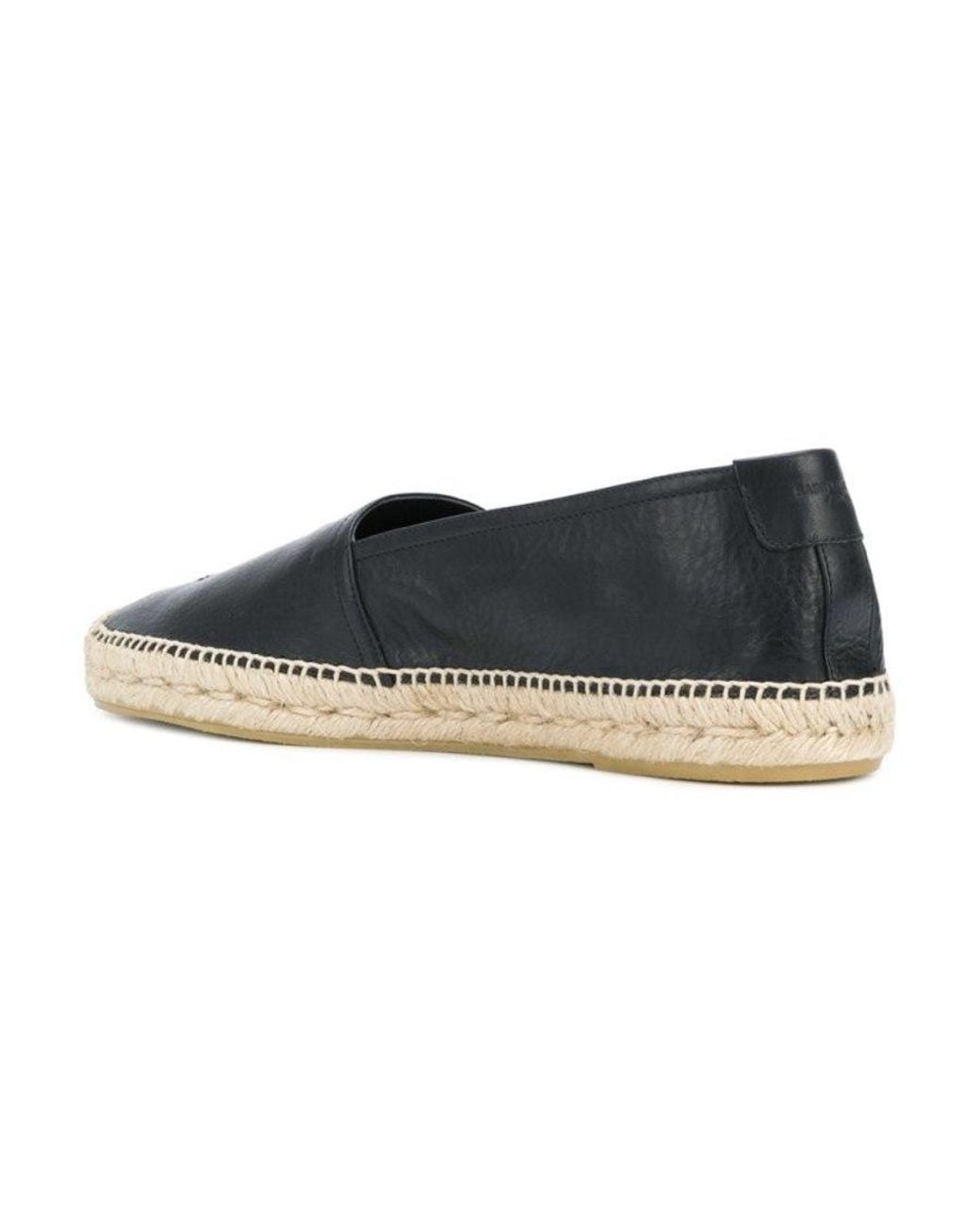Saint Laurent Blue Cassandre Slip-On Espadrilles for men