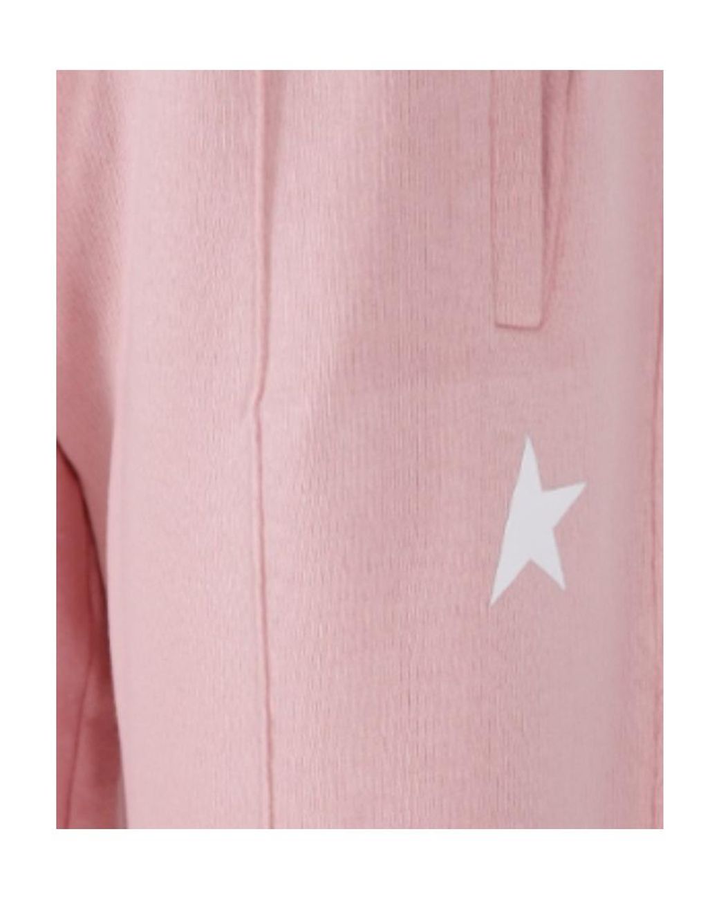 Golden Goose Deluxe Brand Pink Star Embellished Straight Leg Pants