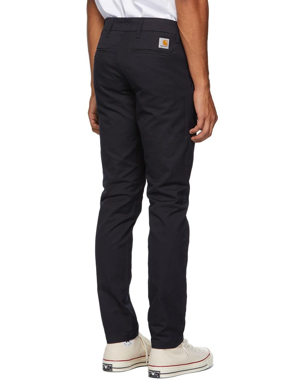 Carhartt Black Straight-Leg Trousers for men