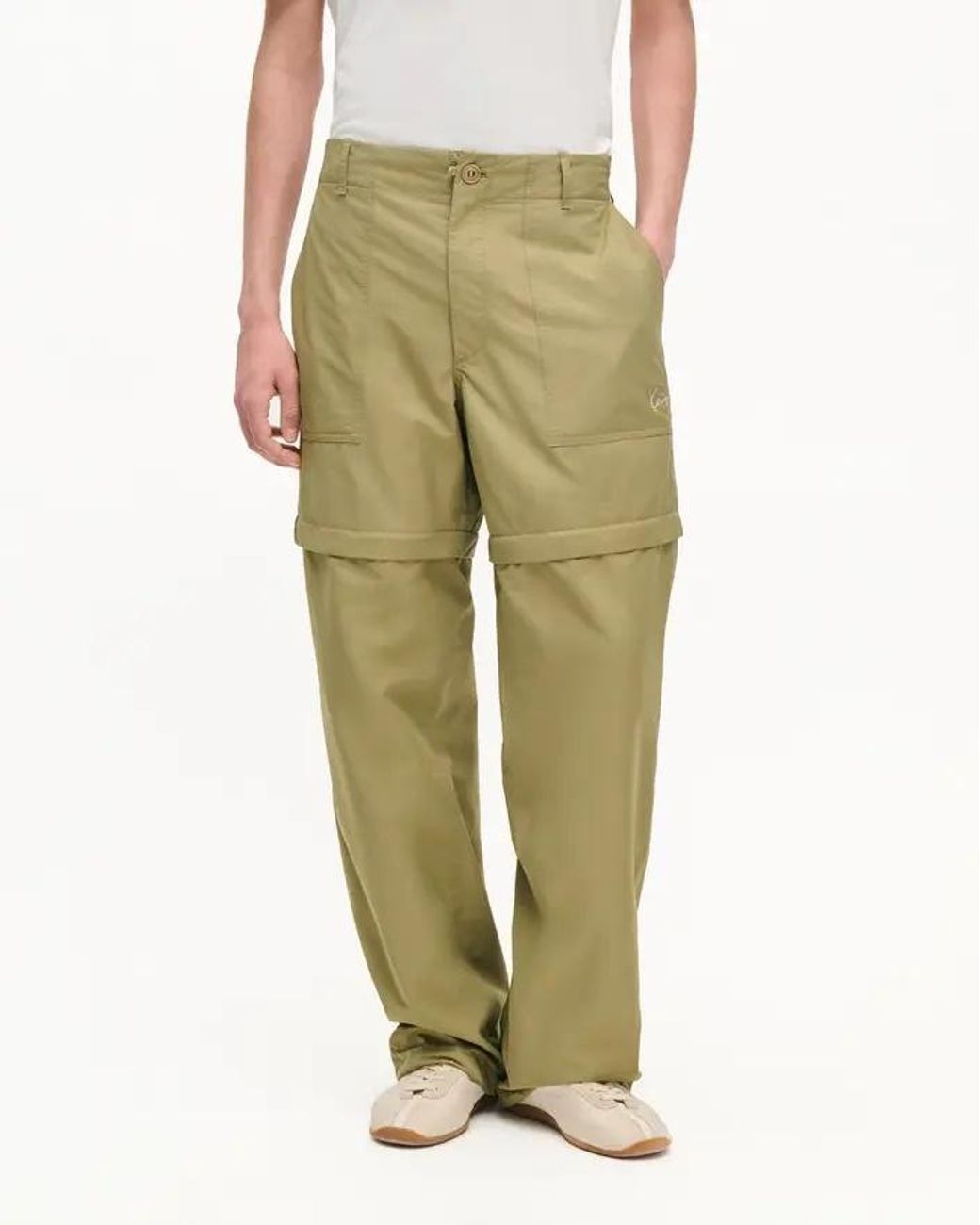 KENZO Green Signature Technical Pants for men