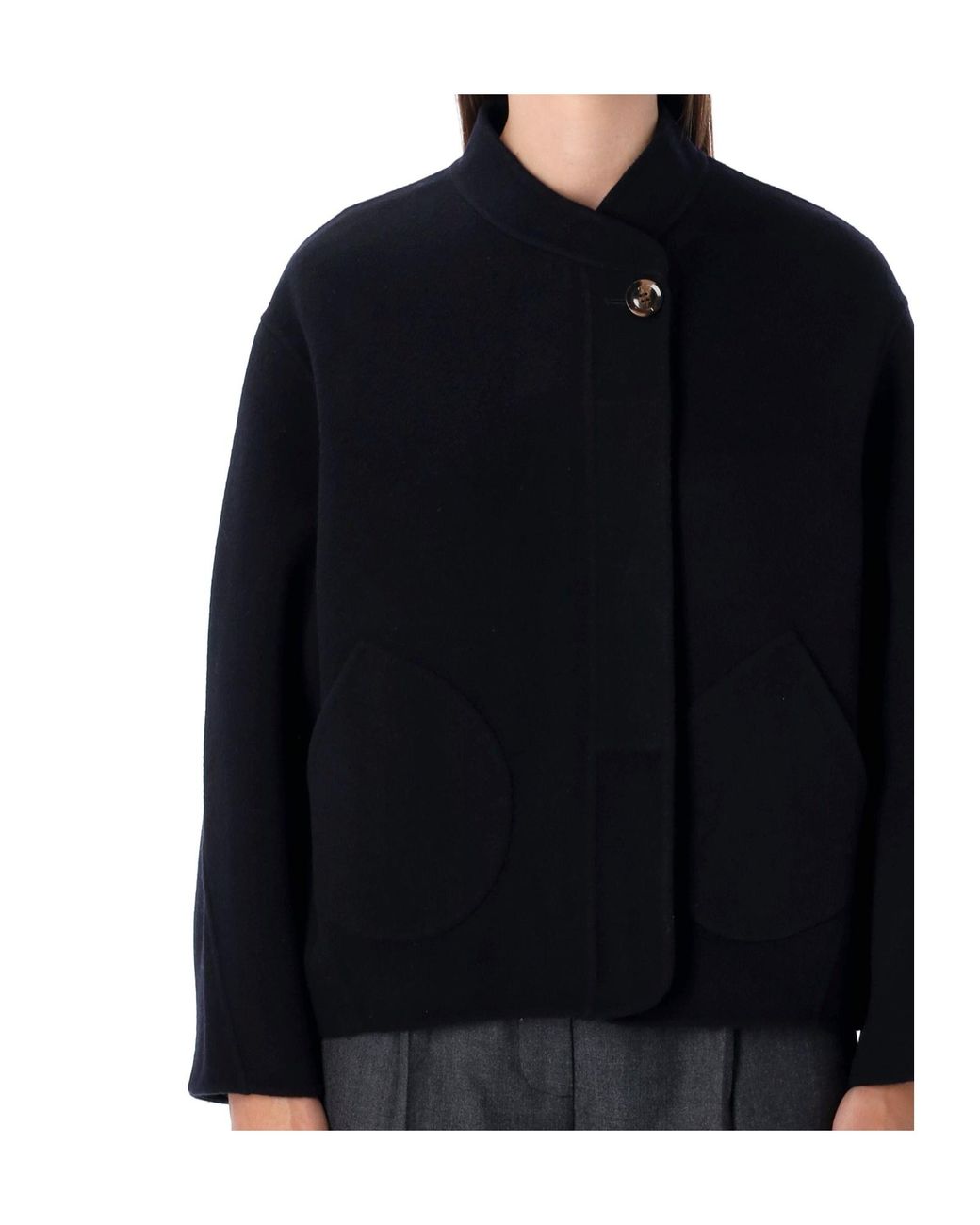 Soeur Blue Windsor Short Coat