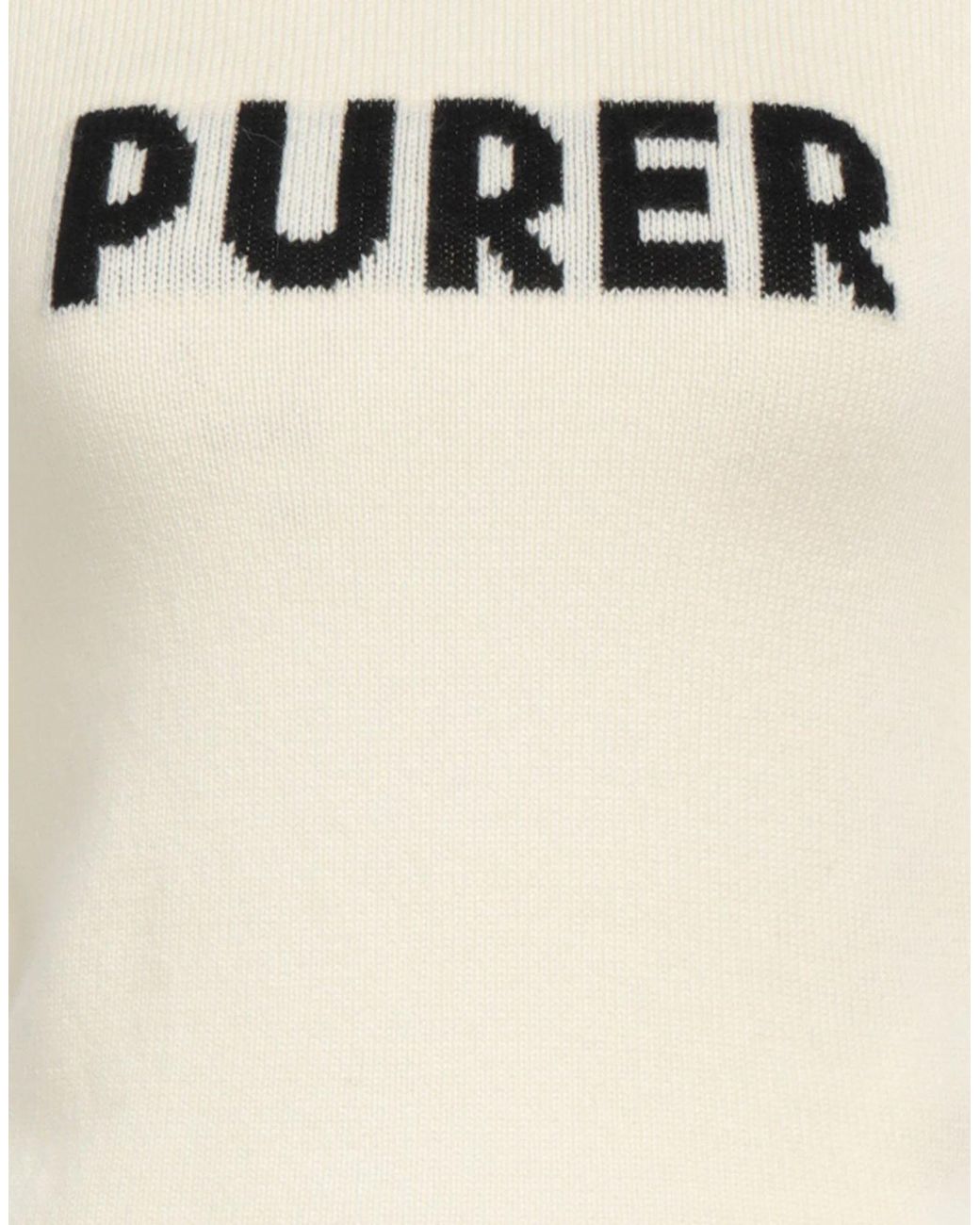 Sportmax Natural Two-Tone Lightweight Knit Short-Sleeve Top