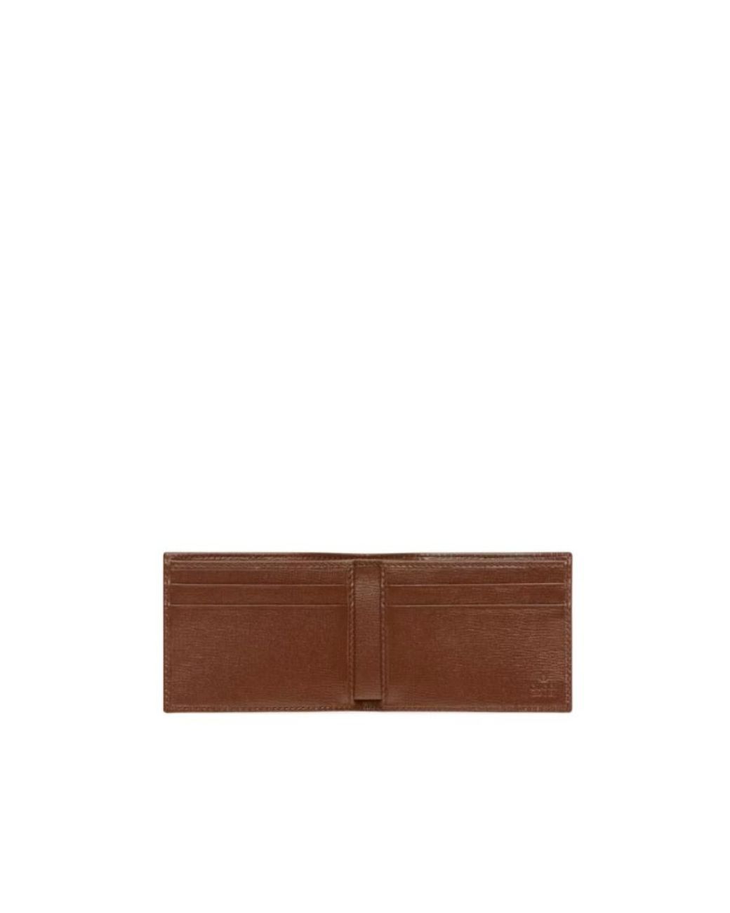 Gucci Natural Printed Logo Folded Wallet for men