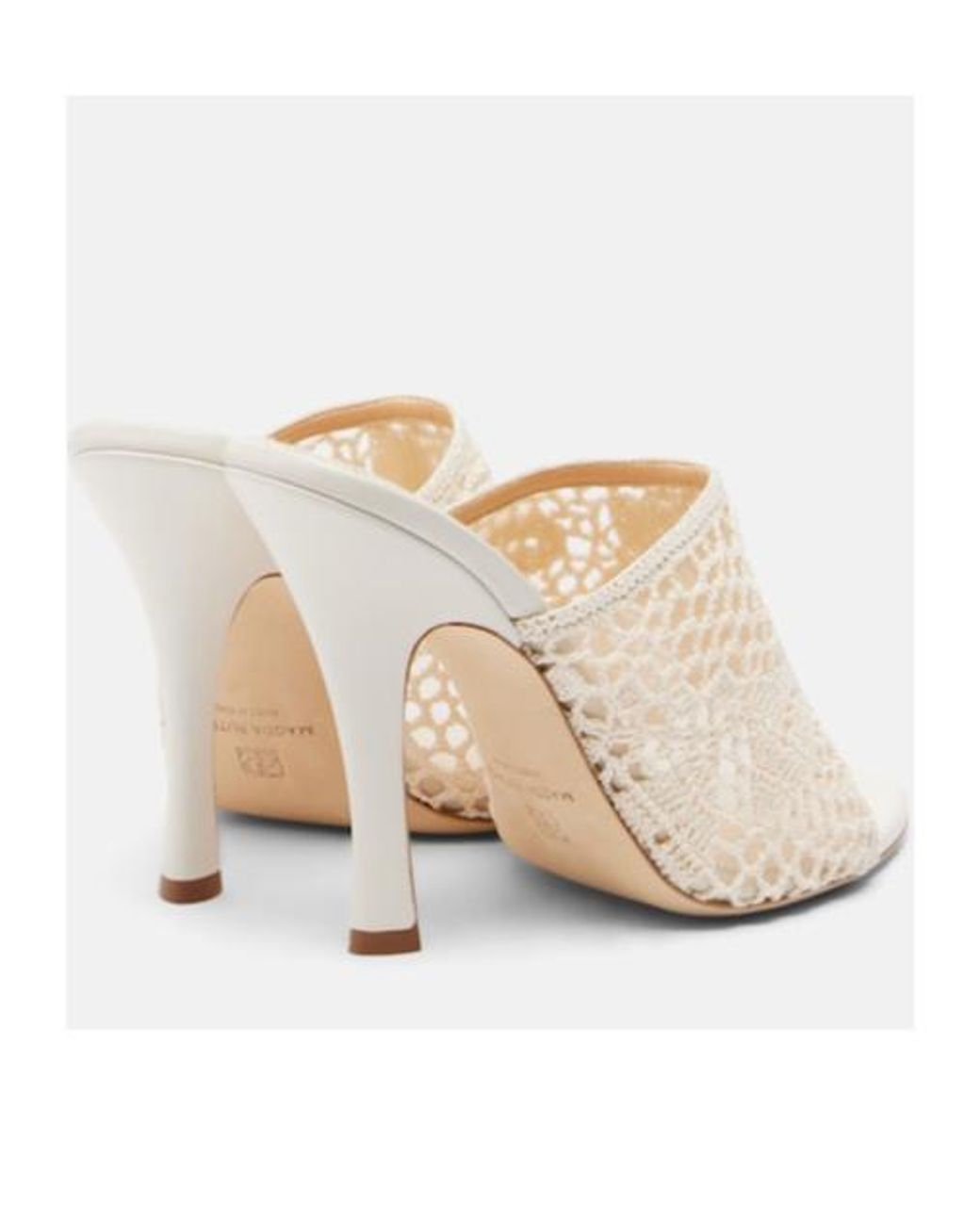 Magda Butrym Natural Crochet Mules