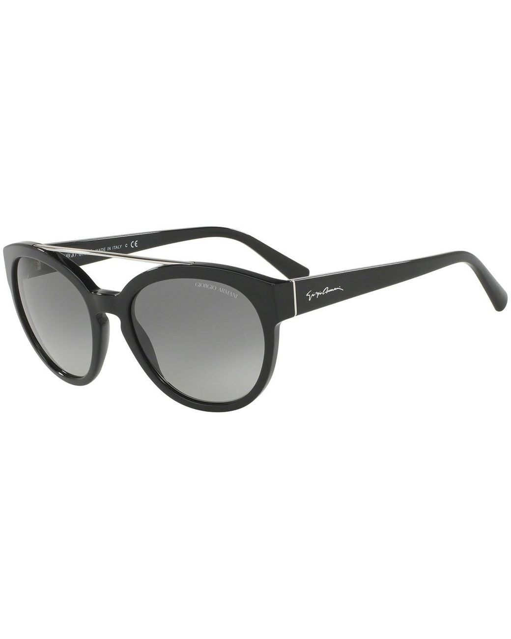 Giorgio Armani Gray Logo Sunglasses