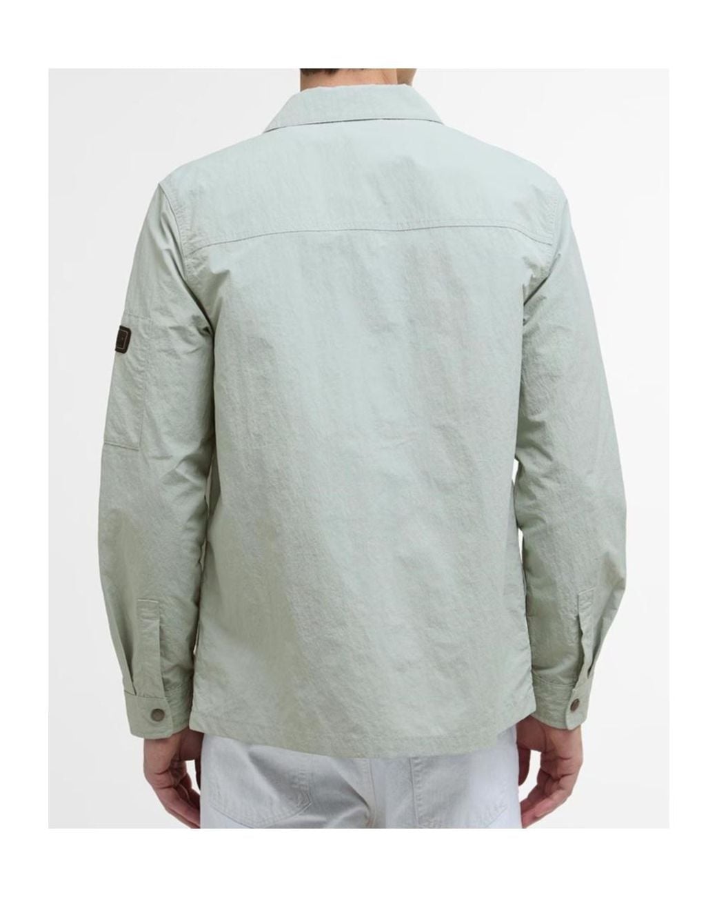 Barbour Green Shirt-Style Casual Jacket for men