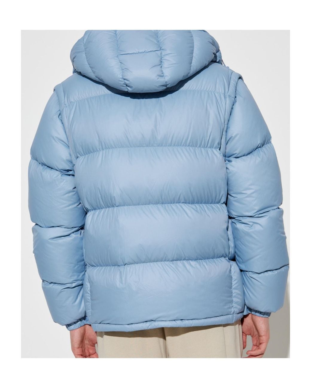 Moncler Blue Down Jackets for men