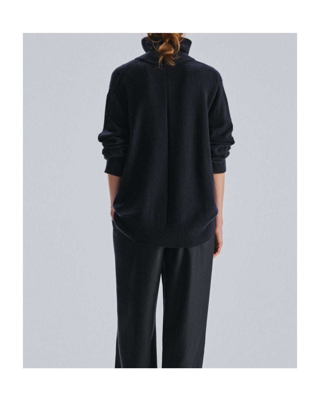 The Row Blue Stepny Turtleneck