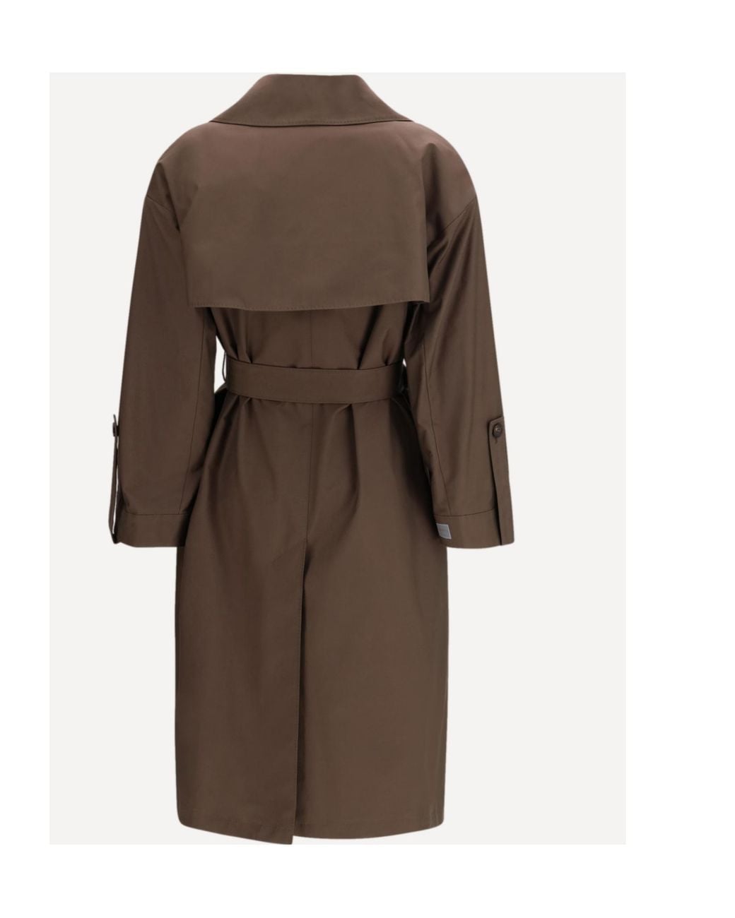 Max Mara Brown The Cube Amour Belted Coat