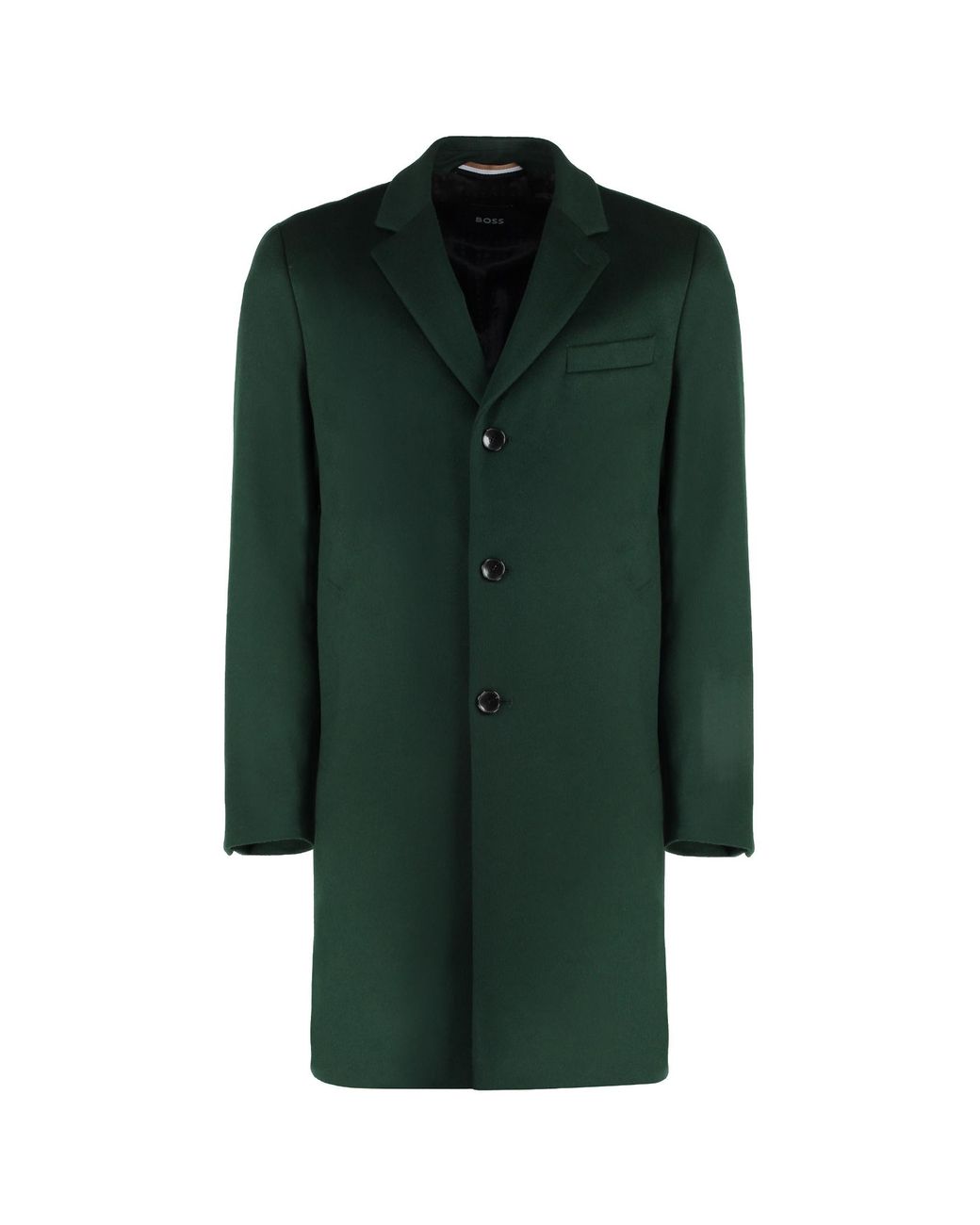Boss Green Boss Single Breasted Slim-Fit Coat for men
