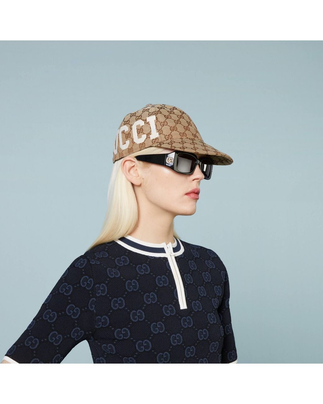Gucci Natural 25 Patch Baseball Cap for men