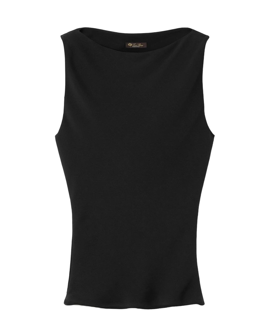 Loro Piana Black Mackenzie Top