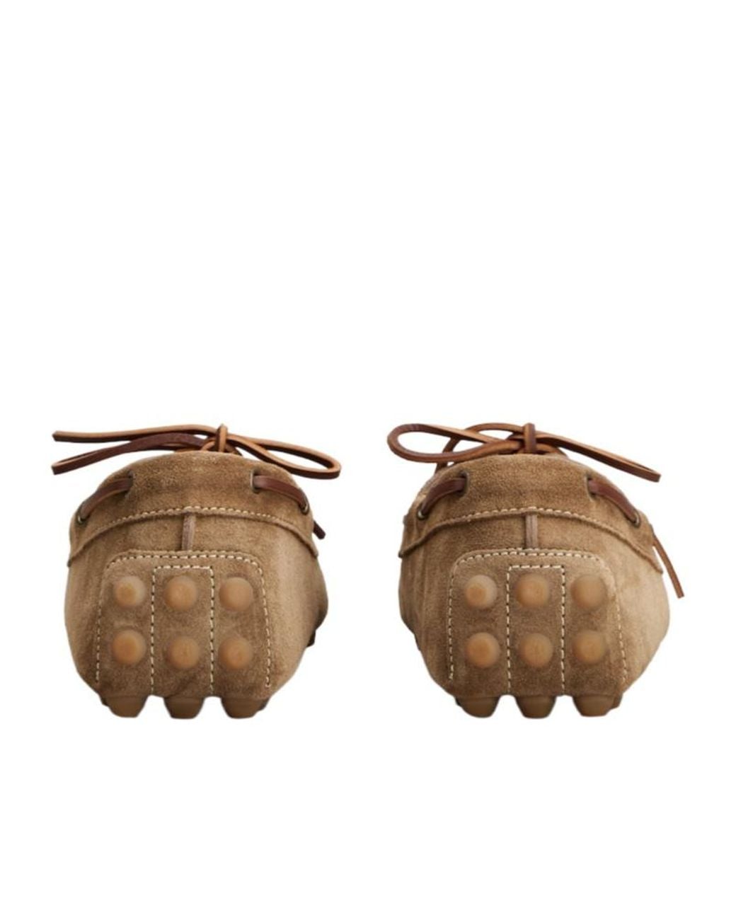 Tod's Brown Boat Gommino Bubble Loafers for men