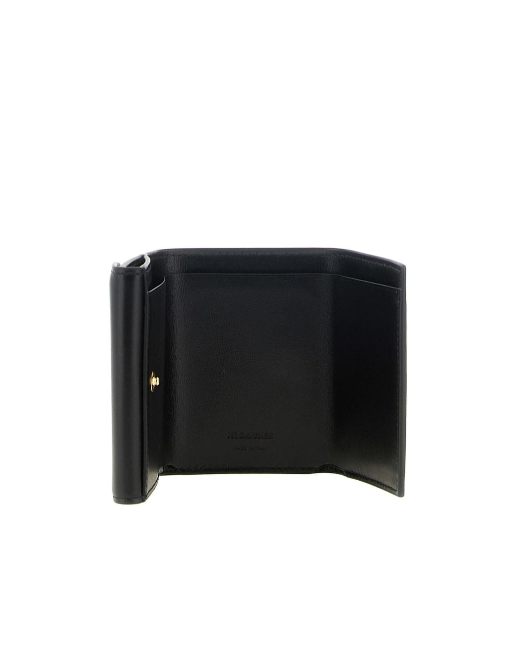 Jil Sander Black Snap-Button Wallet