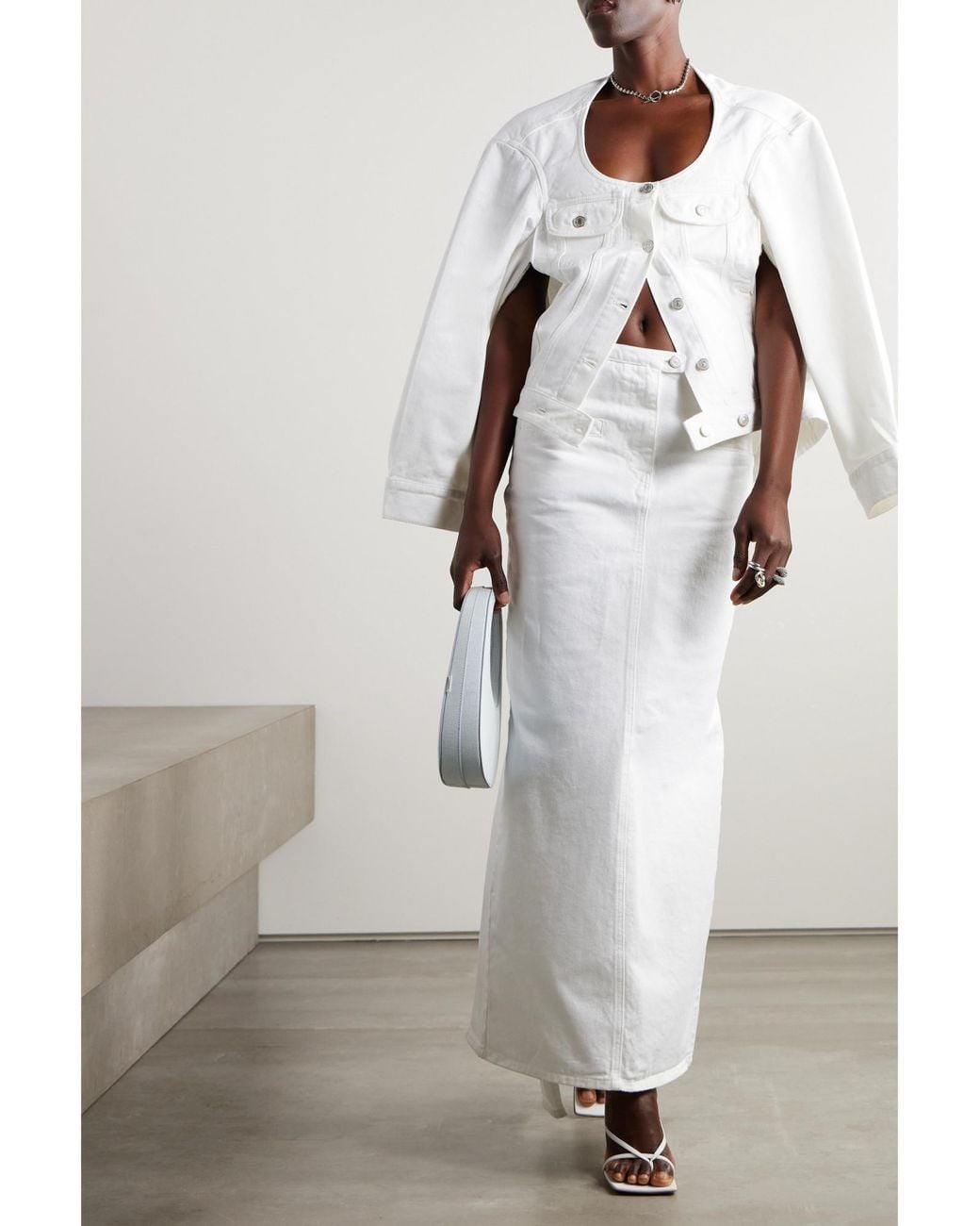 Courreges White Denim Jacket