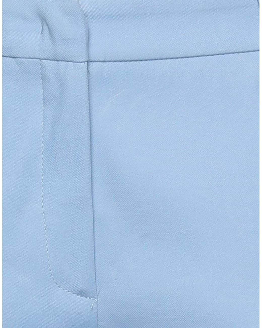 Weekend by Maxmara Blue Plain Color Casual Trousers