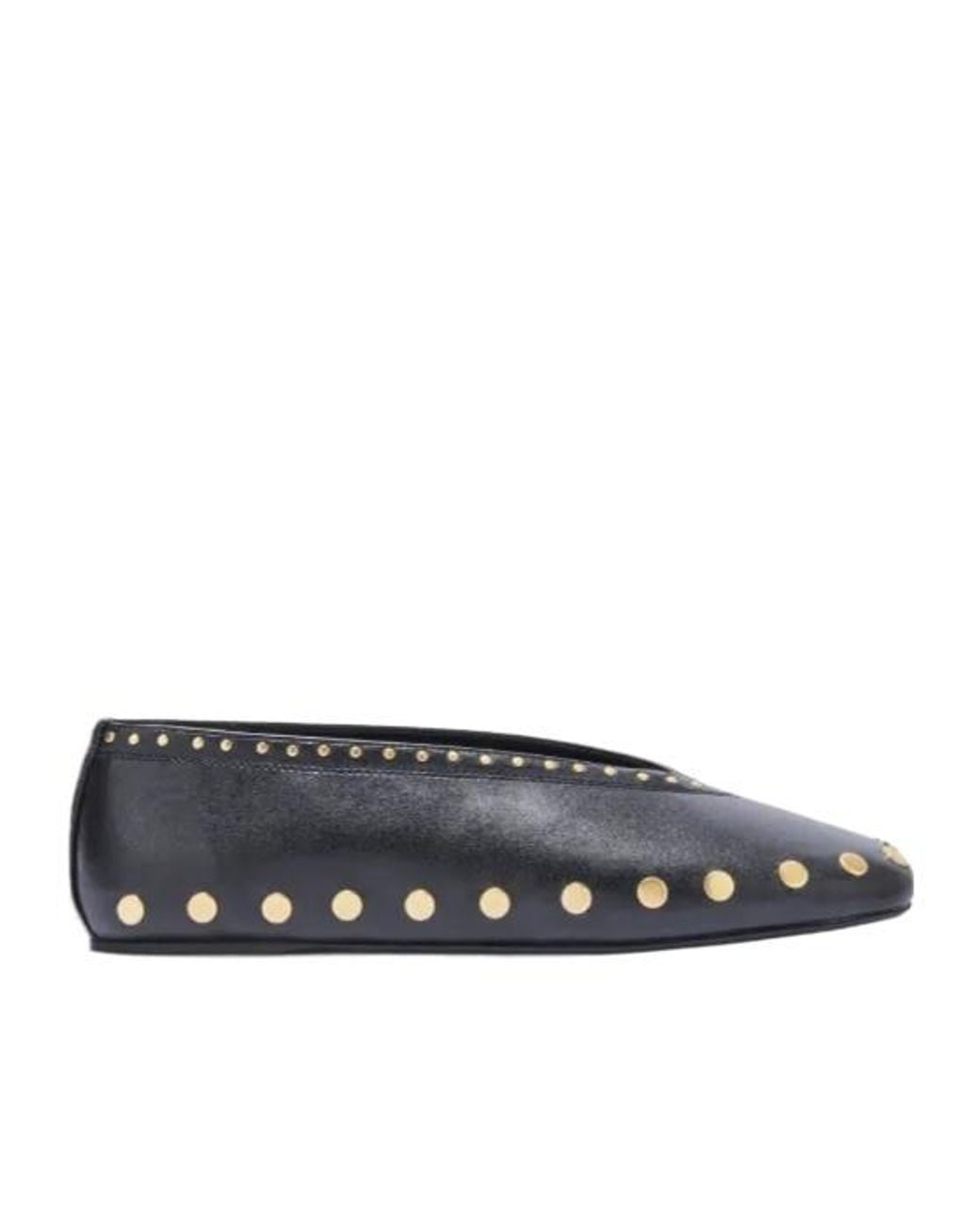 Ganni Multicolor Jenny Studded Ballet Flats