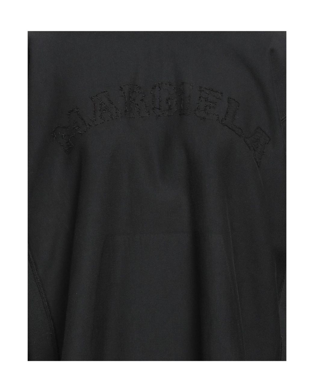 Maison Margiela Black Hooded Track Jacket