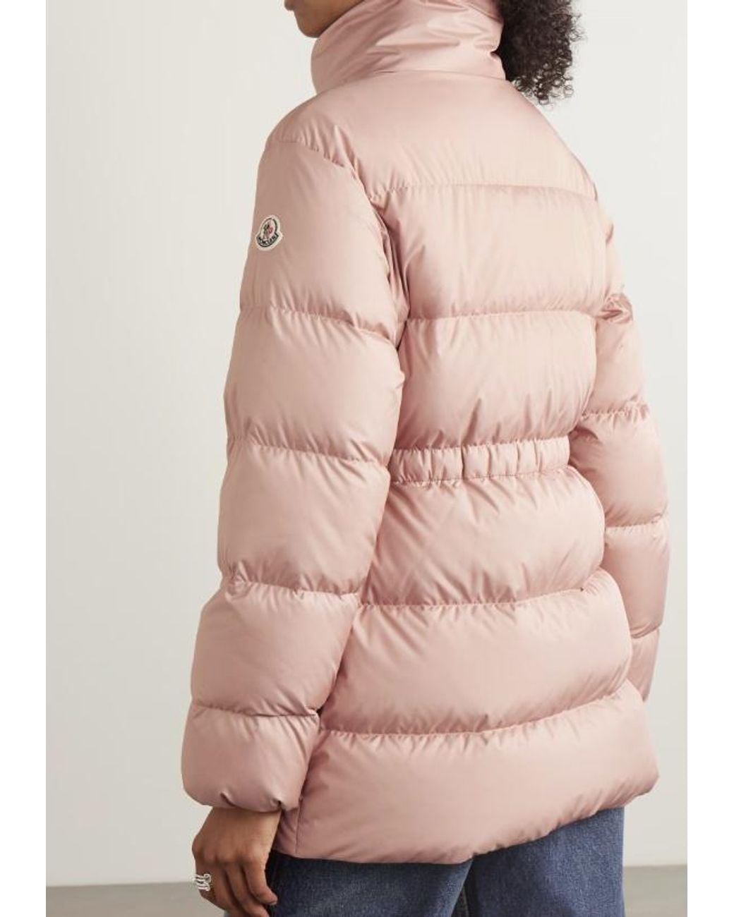 Moncler Pink Brossette Short Down Jacket