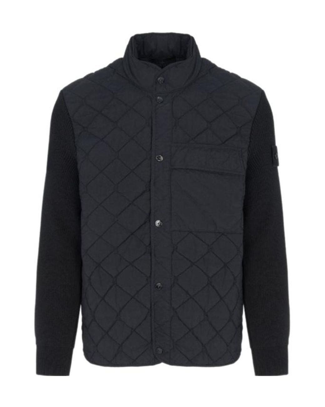 Stone Island Blue Ghost Quilted 4100016 Jacket for men