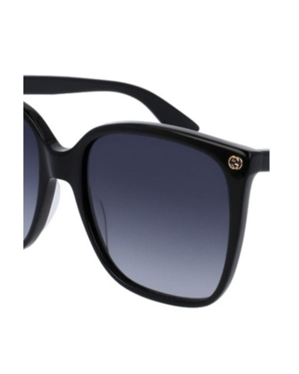 Gucci Blue Eyewear Square Frame Sunglasses