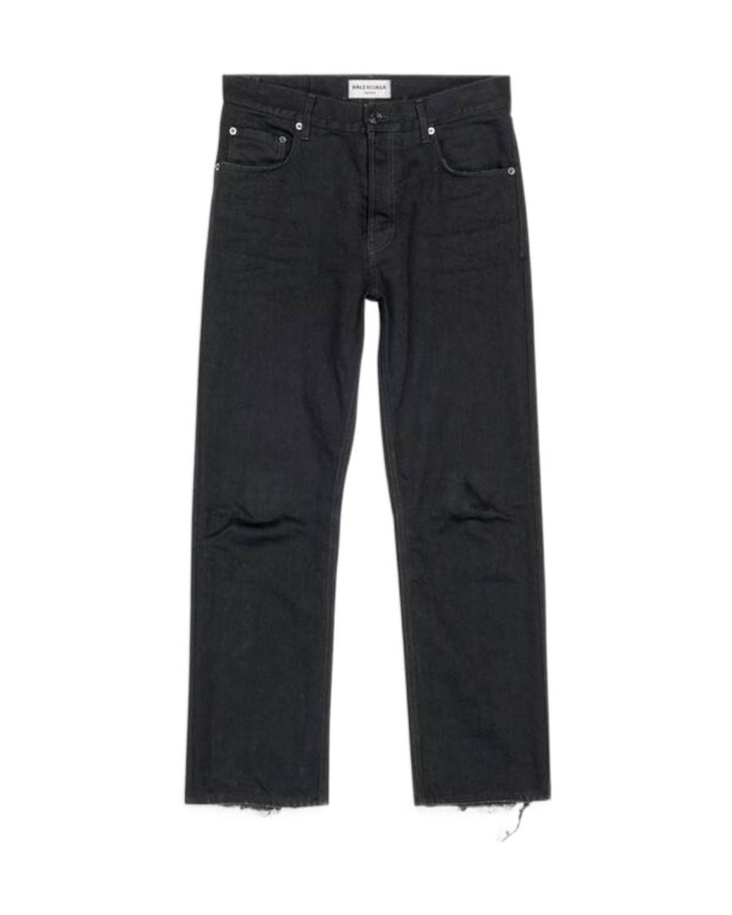 Balenciaga Blue Slim Fit Trousers for men