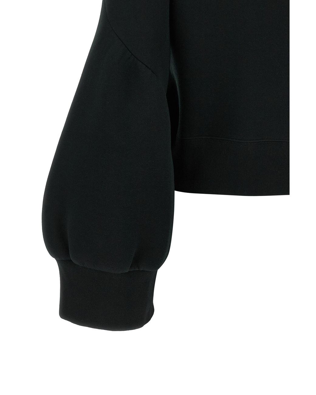 Sacai Black Long Sleeve Crewneck Jumper
