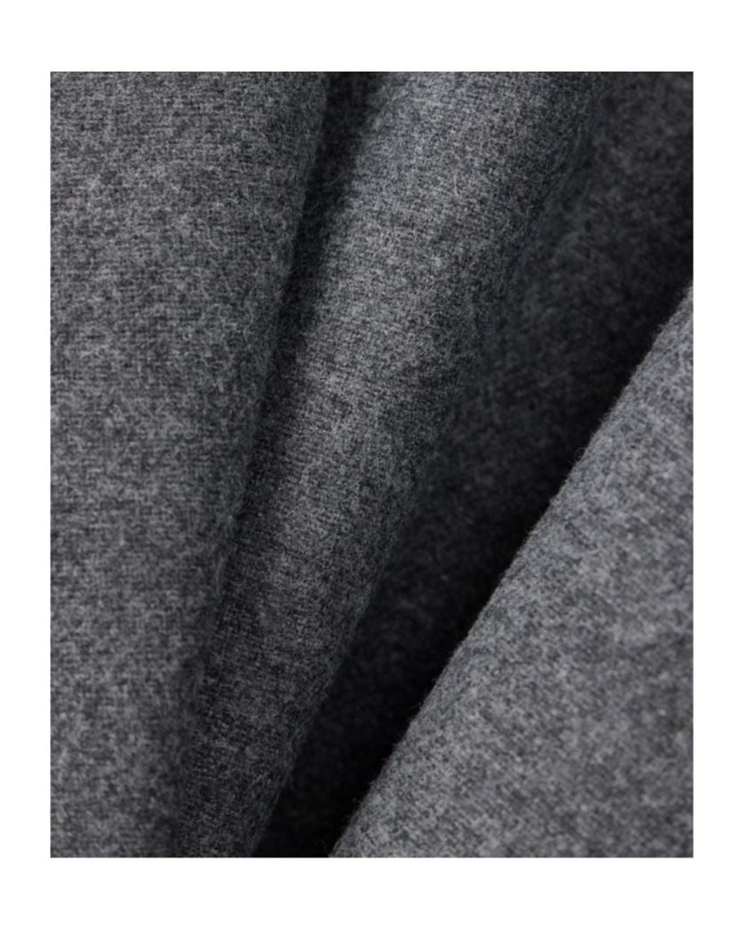 Emporio Armani Gray Belted Wool-Blend Oversized Coat