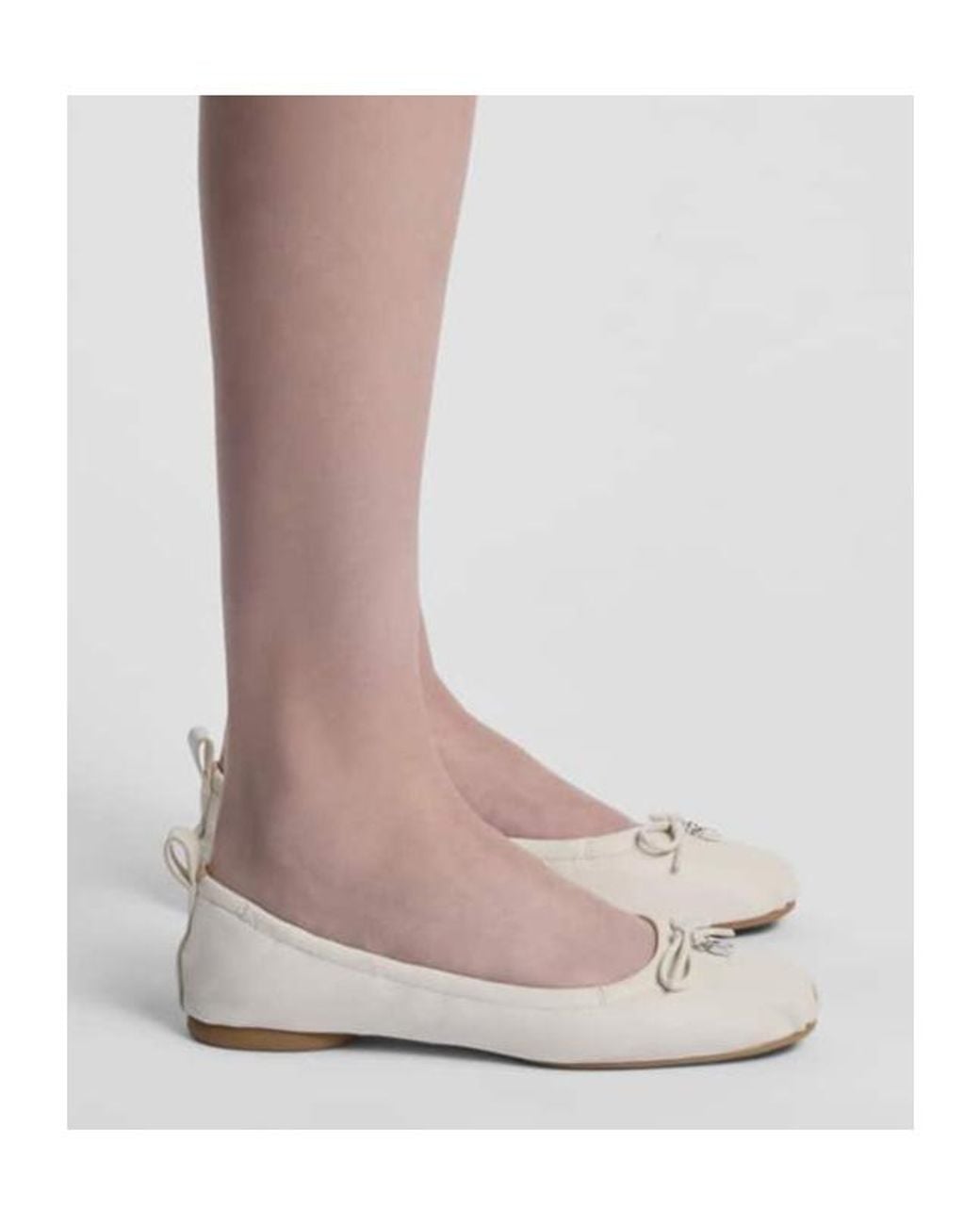 Hogan White H684 Ballerinas