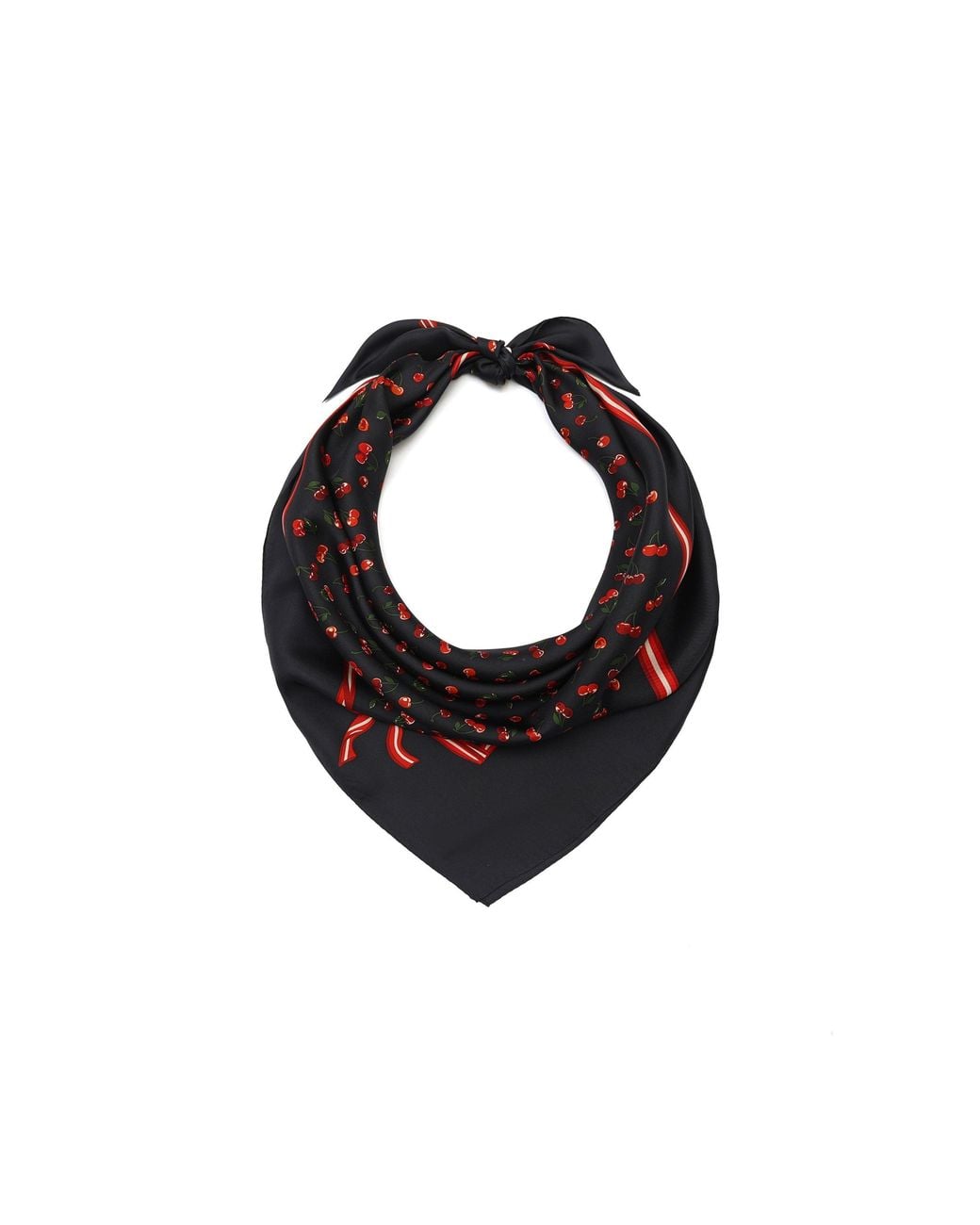 COACH Purple Wave-Dot Square Scarf