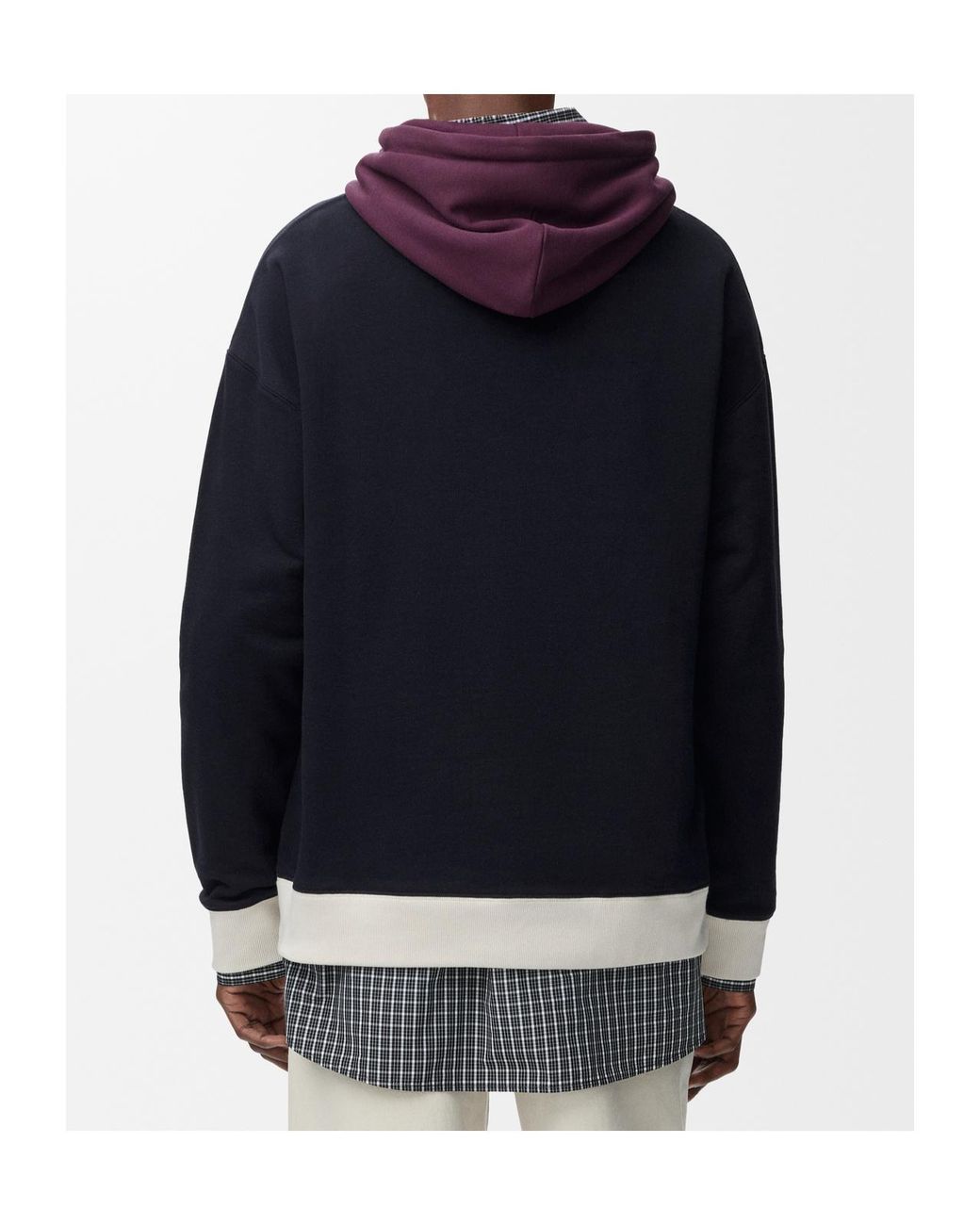 Loewe Blue Anagram-Embroidered Hoodie for men
