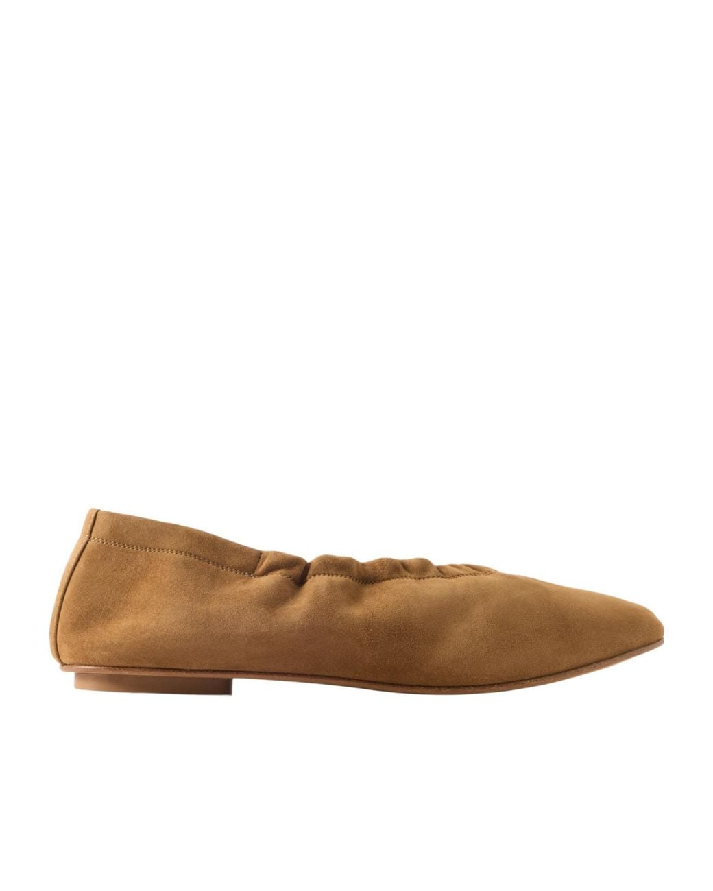 Le Monde Beryl Brown Mica Suede Ballet Flats