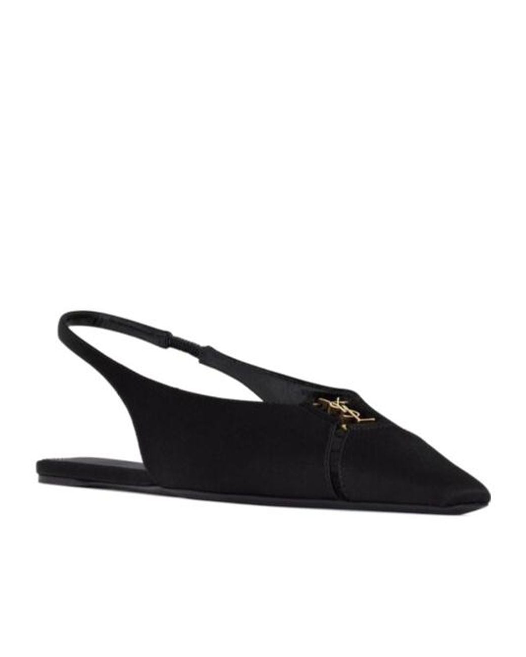 Saint Laurent Multicolor Babylone Slingback Flats