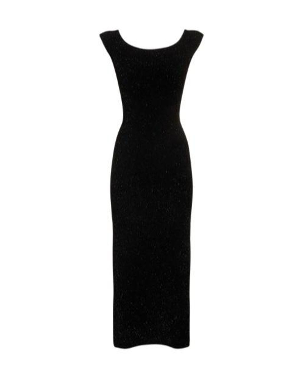 Galvan Black Sleeveless Dress