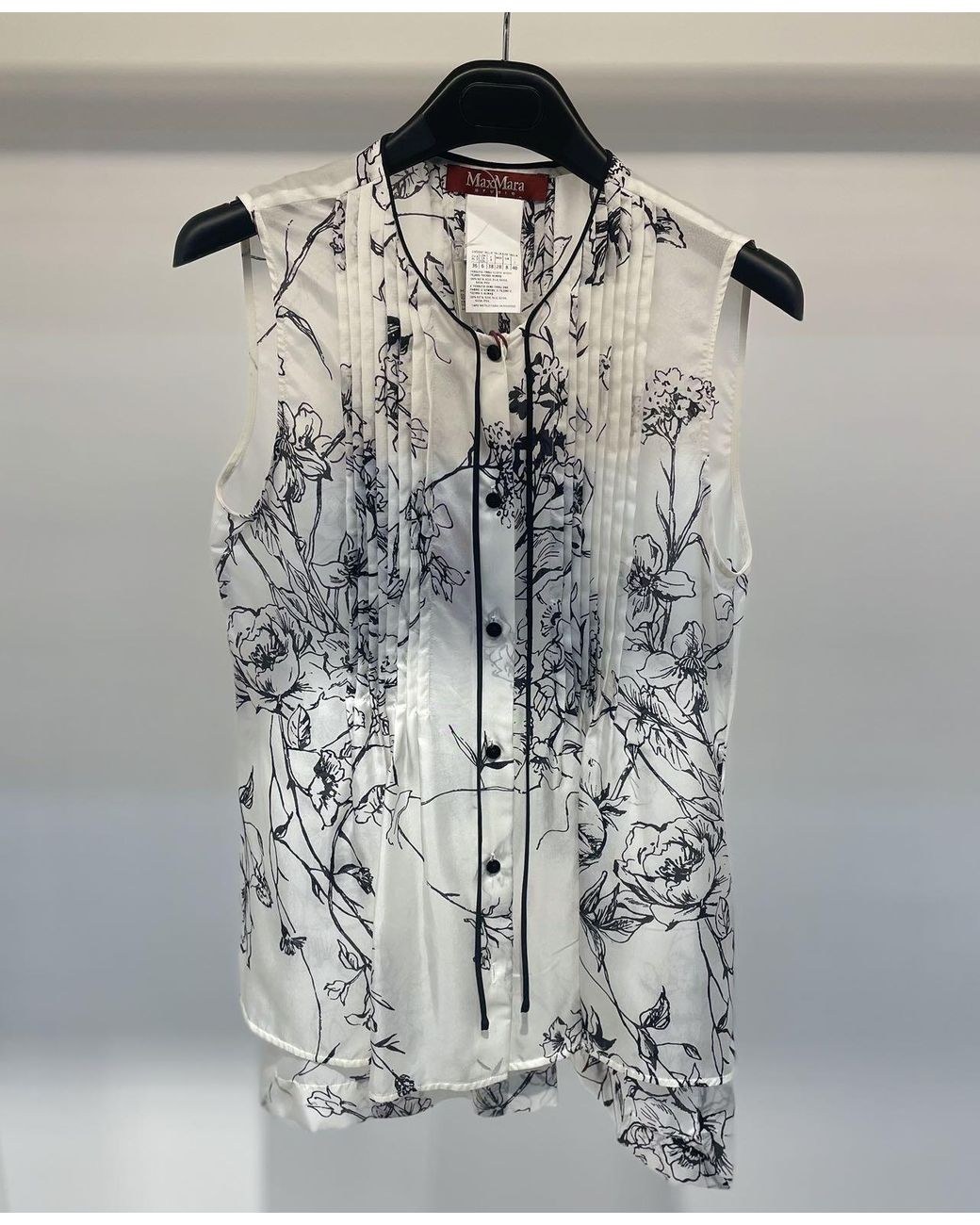Max Mara White Matilde Blouse