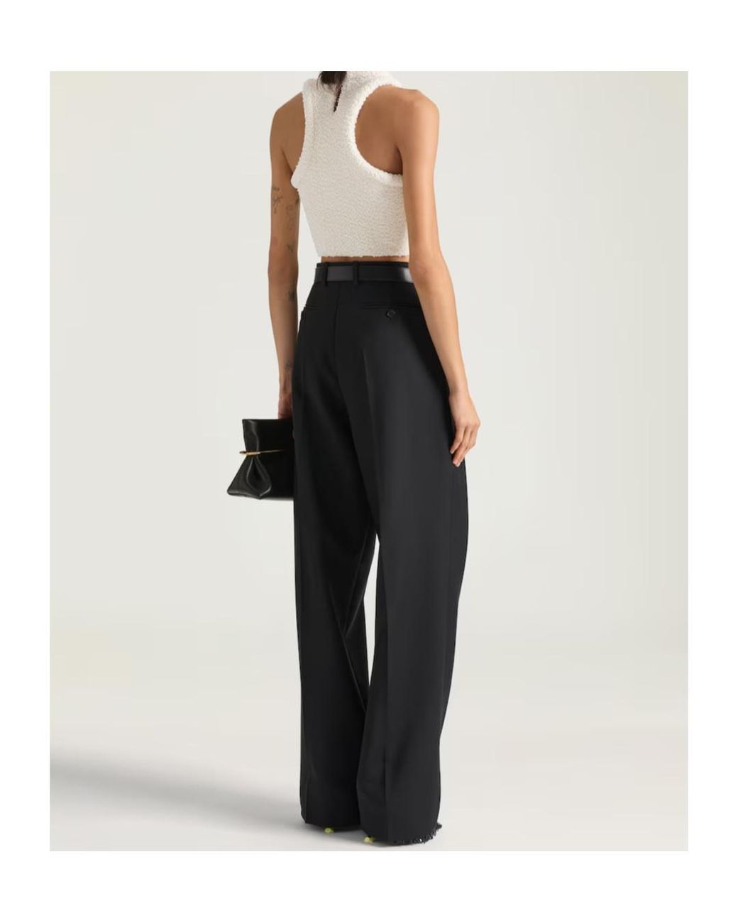 Givenchy White Cropped Top
