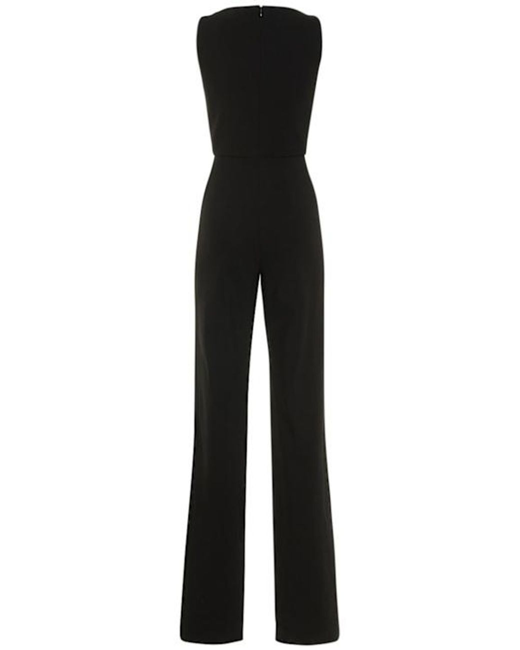 Michael Kors Black Oversized Jumpsuit With V-Neckline