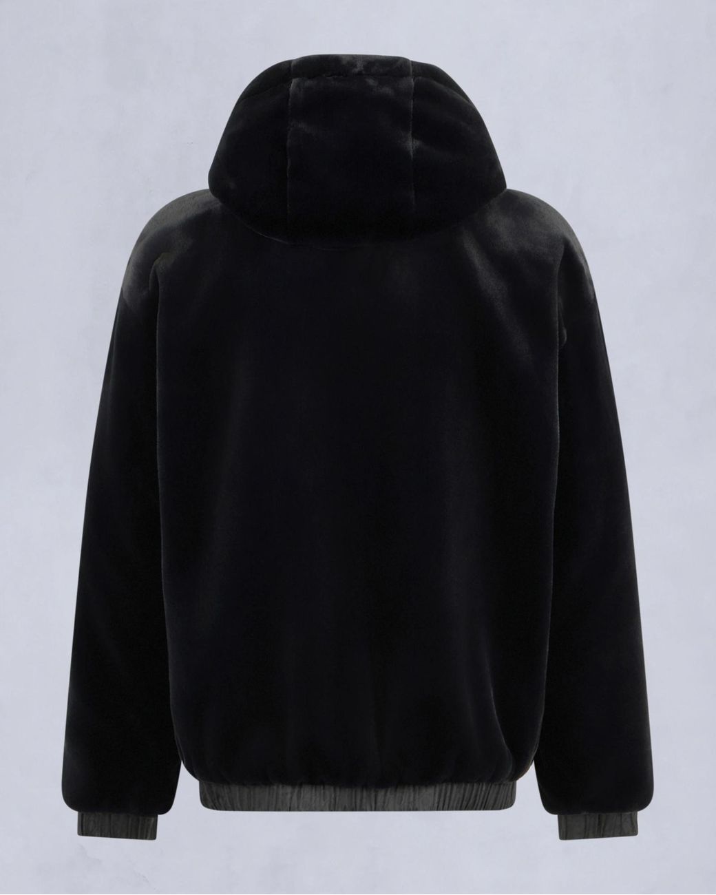Moose Knuckles Black Reversible Zip-Up Hooded Jacket for men