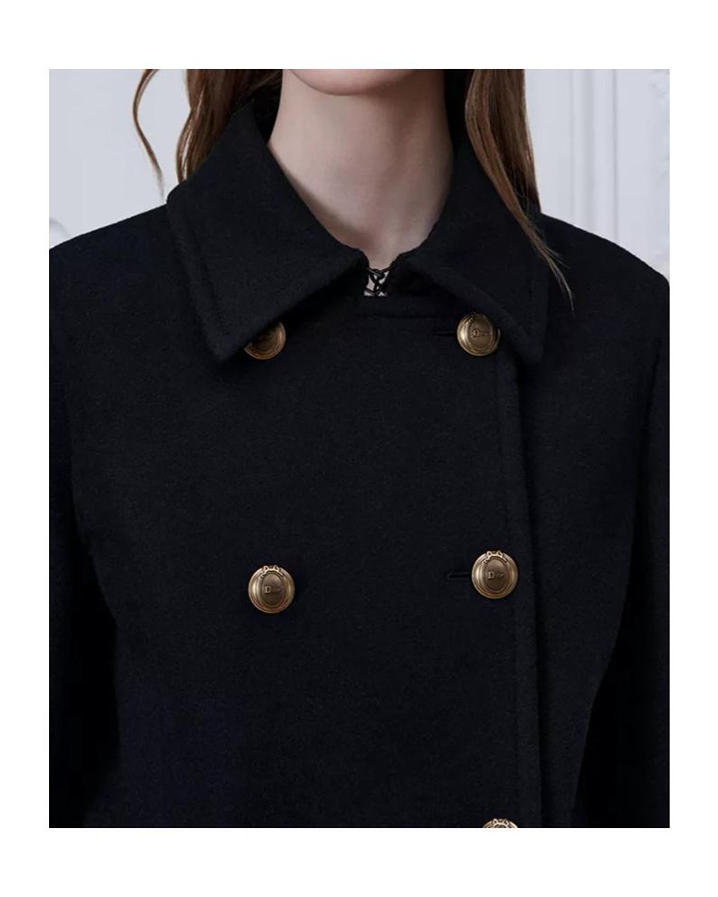Dior Black Peacoat