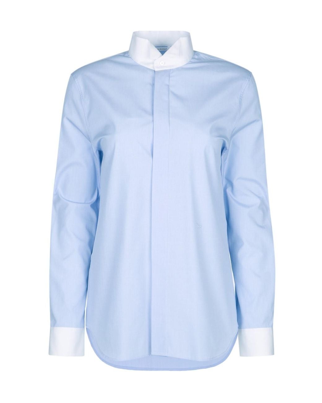 Dior Blue Long-Sleeved Shirt