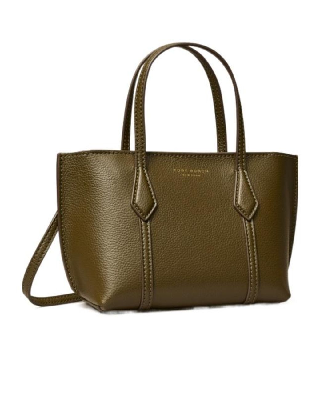 Tory Burch Green Mini Perry Tote