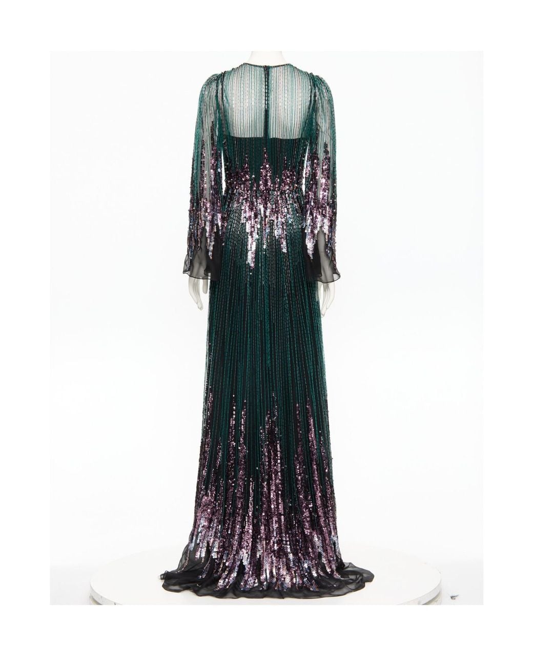 Valentino Black Long-Sleeved Dress