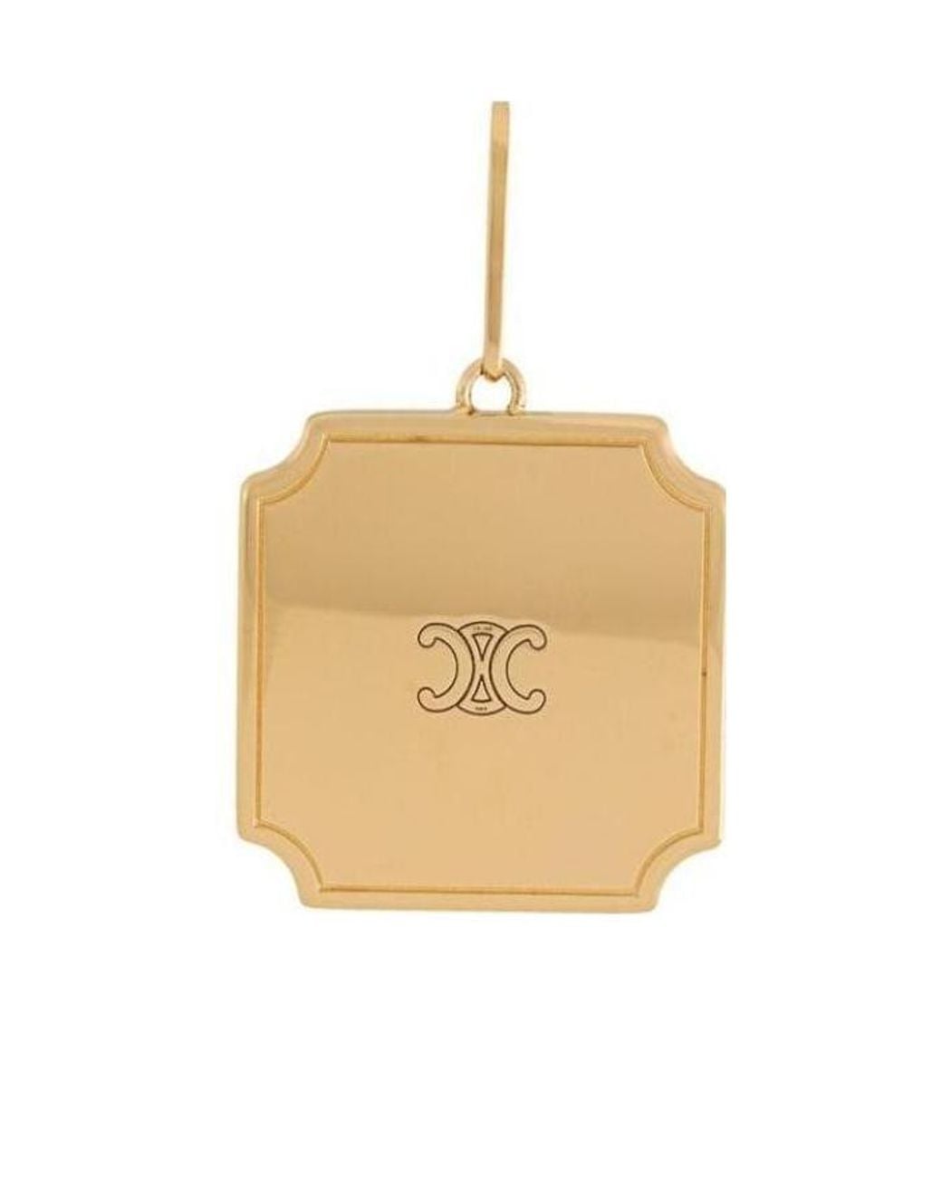 Céline Natural Separables Triomphe Plate Pendant