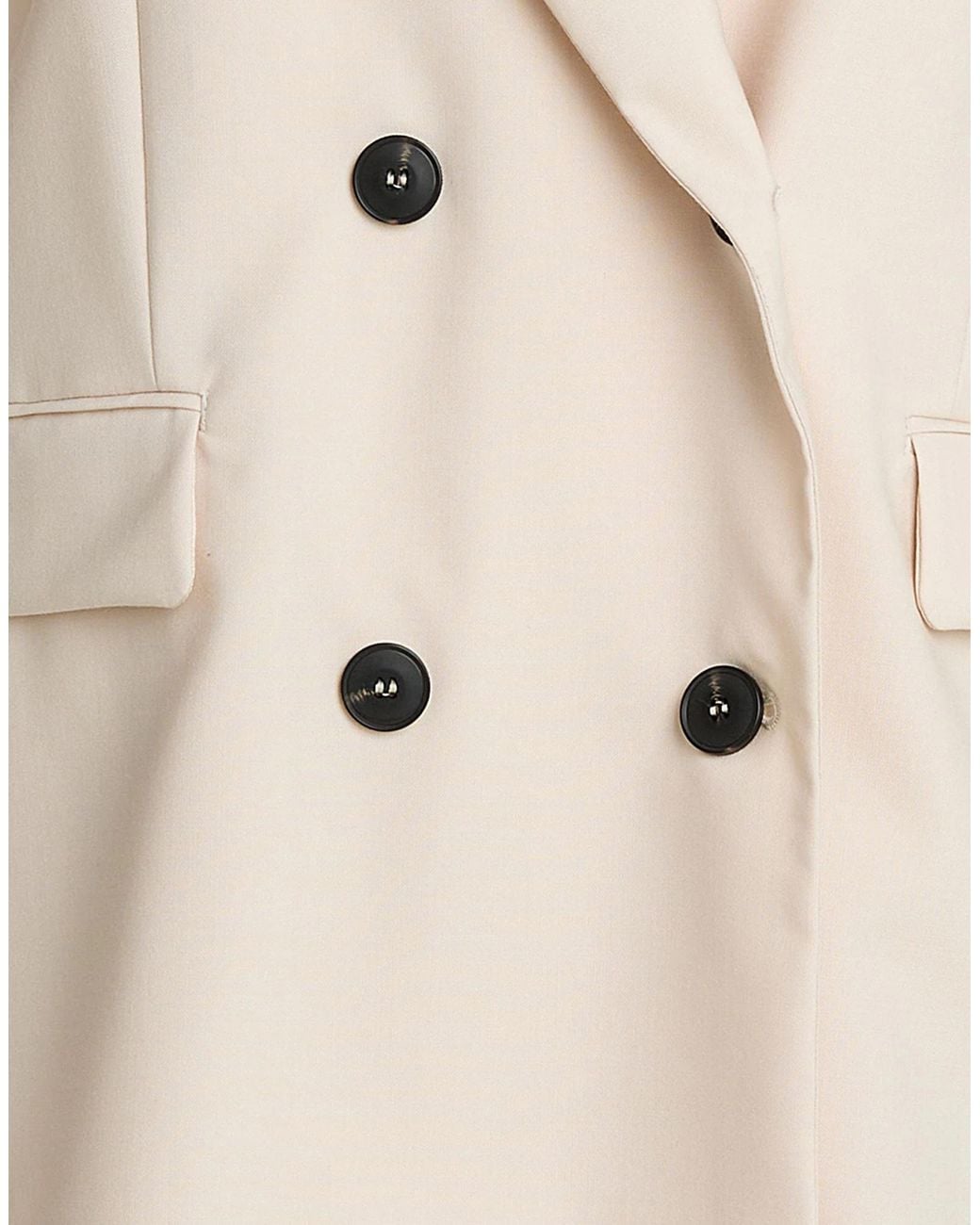 MAX&Co. White Double-Breasted Blazer