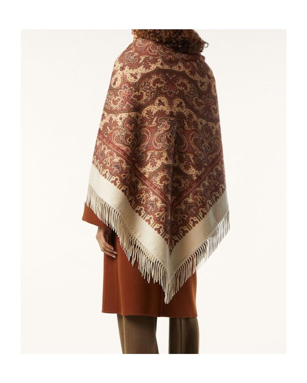 Loro Piana Brown Josephine Kashmir Shawl